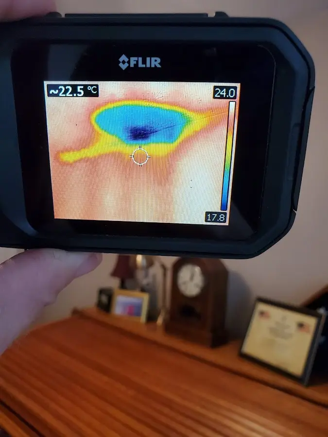 Thermal imaging inspection for water damage in East Moline